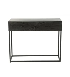 Konsola SHANIL 100 cm drewno czarna