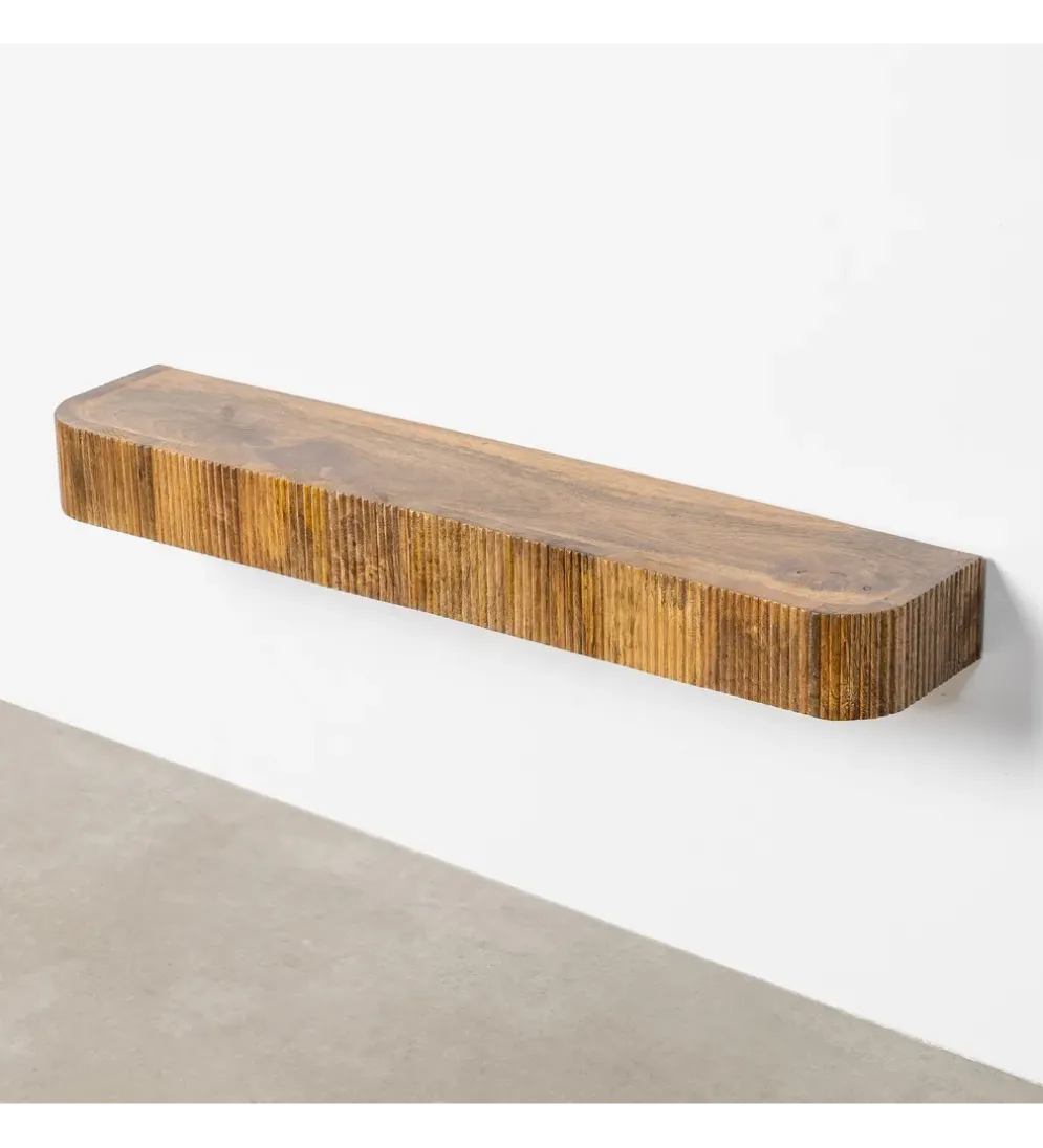 Konsola wisząca ZIARAN 75 cm drewno mango