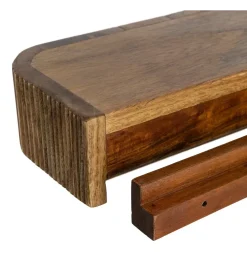Konsola wisząca ZIARAN 75 cm drewno mango