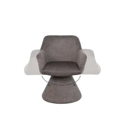 Krzesło AMBIENTO 79 cm obrót 180 stopni szare