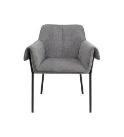 Krzesło BESS 83 cm bouclé szary