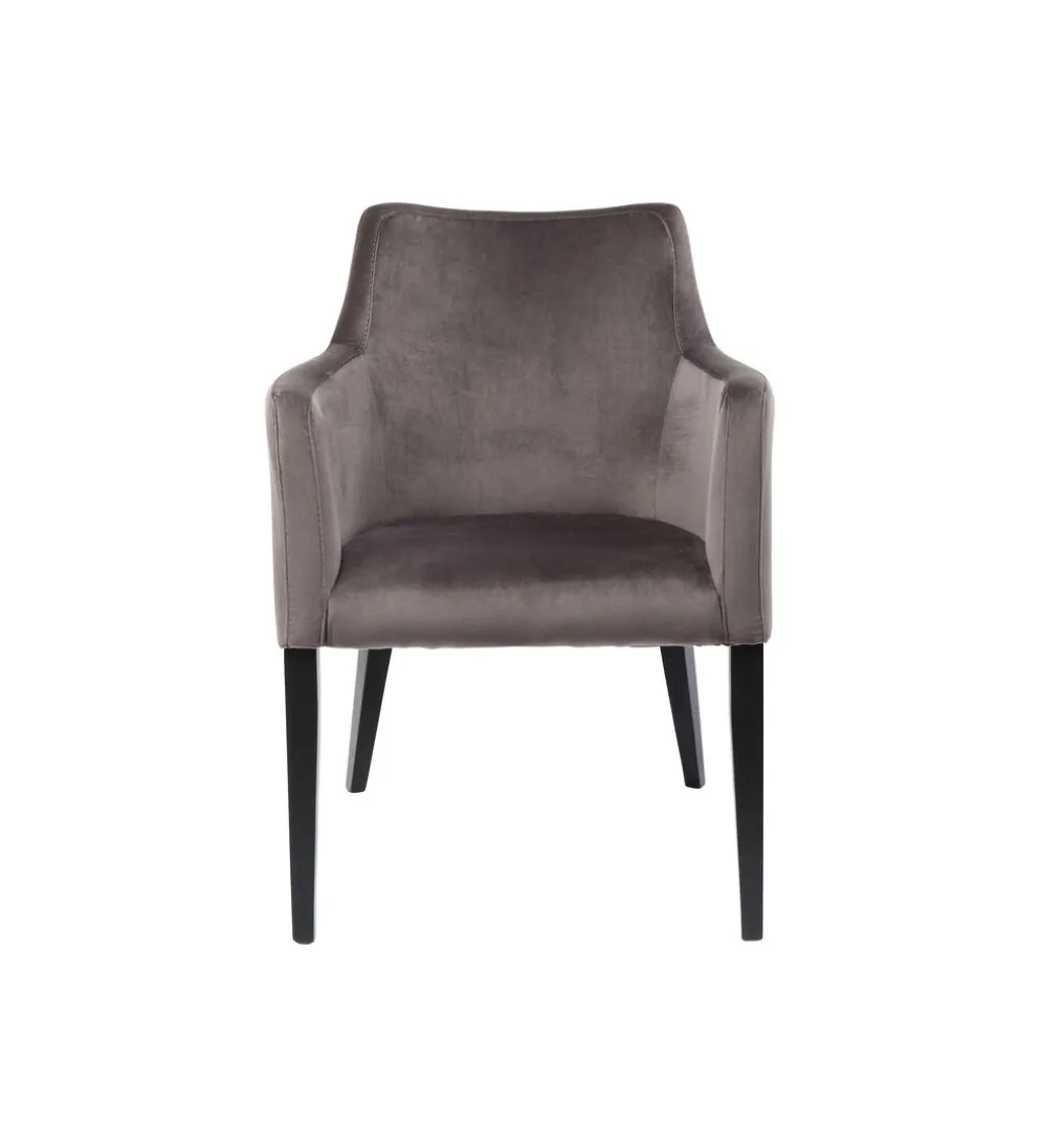Krzesło BLACK MODE 87 cm welwet szary