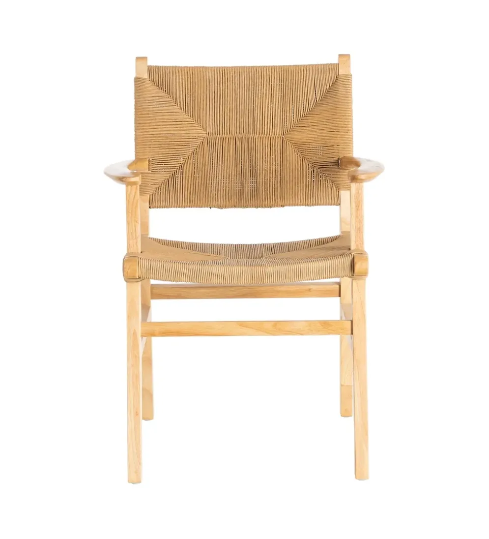 Krzesło BRAZOS 85 cm drewno kauczuk naturalne