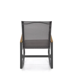 Krzesło bujane ZLATAN 97 cm popielate