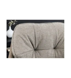 Krzesło CASAR Lounger obrotowe 180 stopni taupe