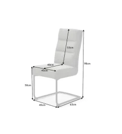 Krzesło Comfort ciemnoszare