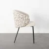 Krzesło ESTAMPADO 74 cm biało beżowe
