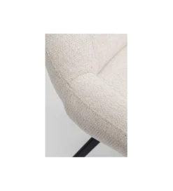 Krzesło obrotowe BARON 88 cm kremowe