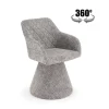 Krzesło obrotowe K603 85 cm popielate