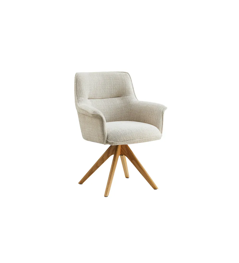Krzesło obrotowe LE GRAND chenille beige