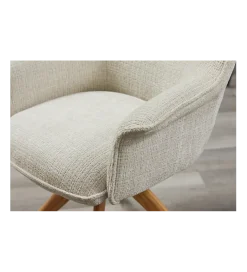 Krzesło obrotowe LE GRAND chenille beige