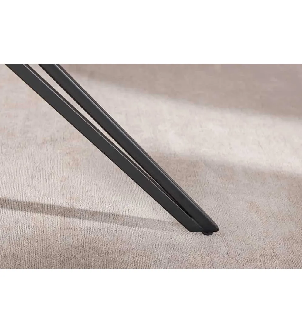 Krzesło obrotowe PROMETHEUS 88 cm 180 stopni welwet beżowe