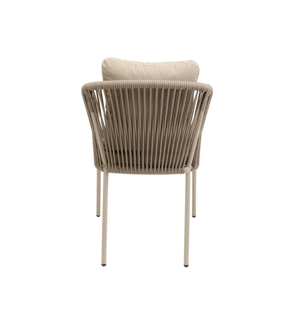Krzesło ogrodowe CYPRUS 82 cm beżowe