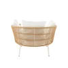 Krzesło ogrodowe JOALEN 79 cm rattan