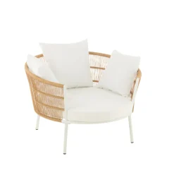 Krzesło ogrodowe JOALEN 79 cm rattan