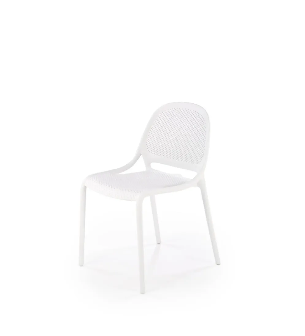 Krzesło ogrodowe K532 80 cm białe