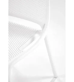 Krzesło ogrodowe K532 80 cm białe