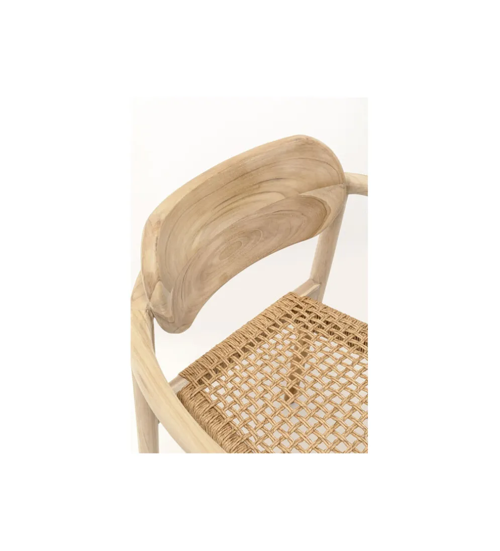 Krzesło ogrodowe SOLE MIO 80 cm drewno teak