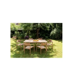 Krzesło ogrodowe SOLE MIO 80 cm drewno teak