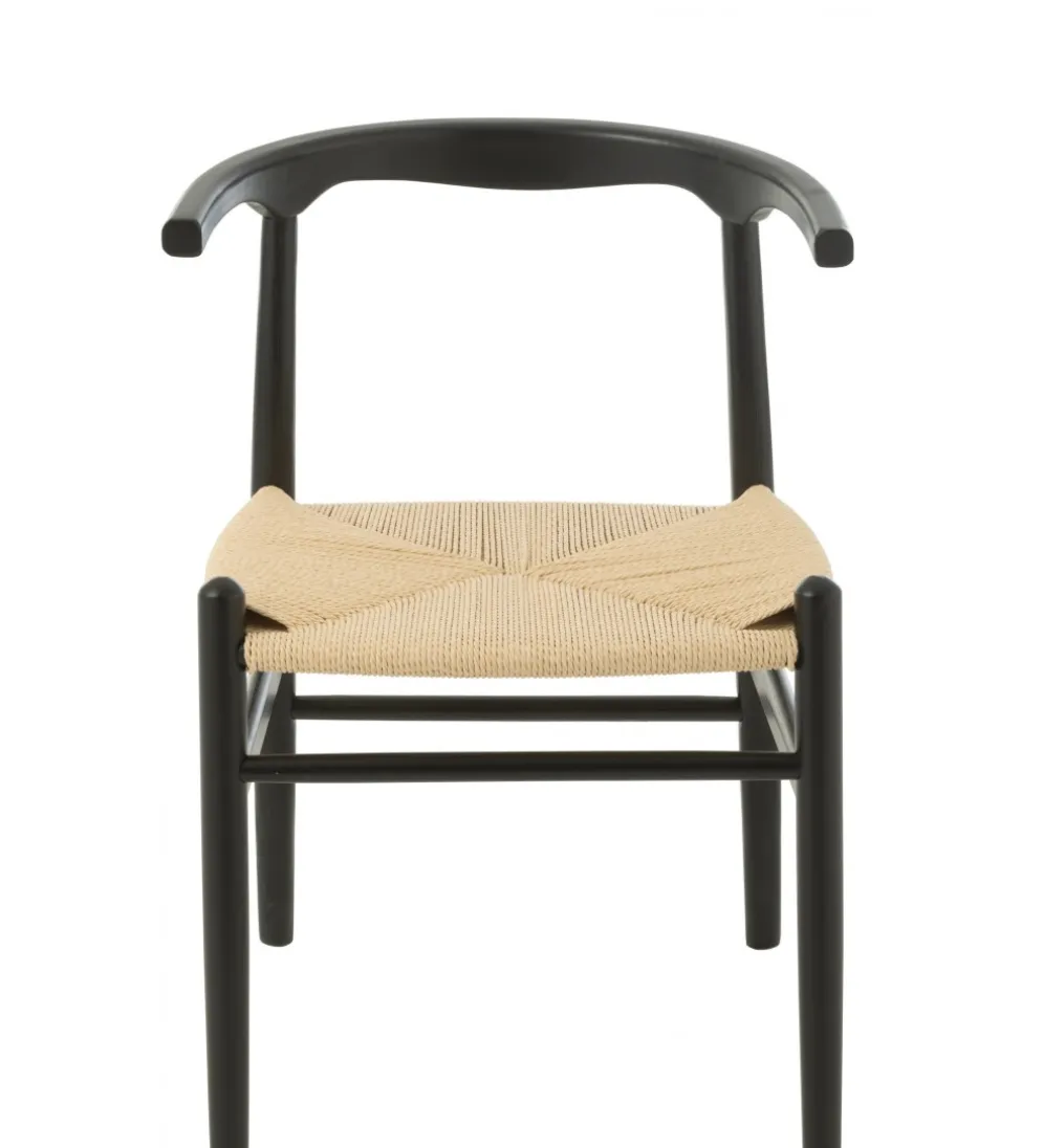Krzesło TOON 76 cm drewno bukowe czarne
