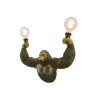 Lampa ścienna KING APE 50 cm złota