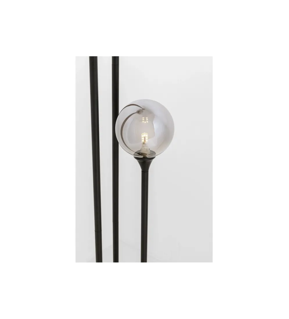 Lampa podłogowa AL CAPONE TRE 175 cm czarne