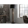 Lampa podłogowa BARRACUDA 177 cm czarna