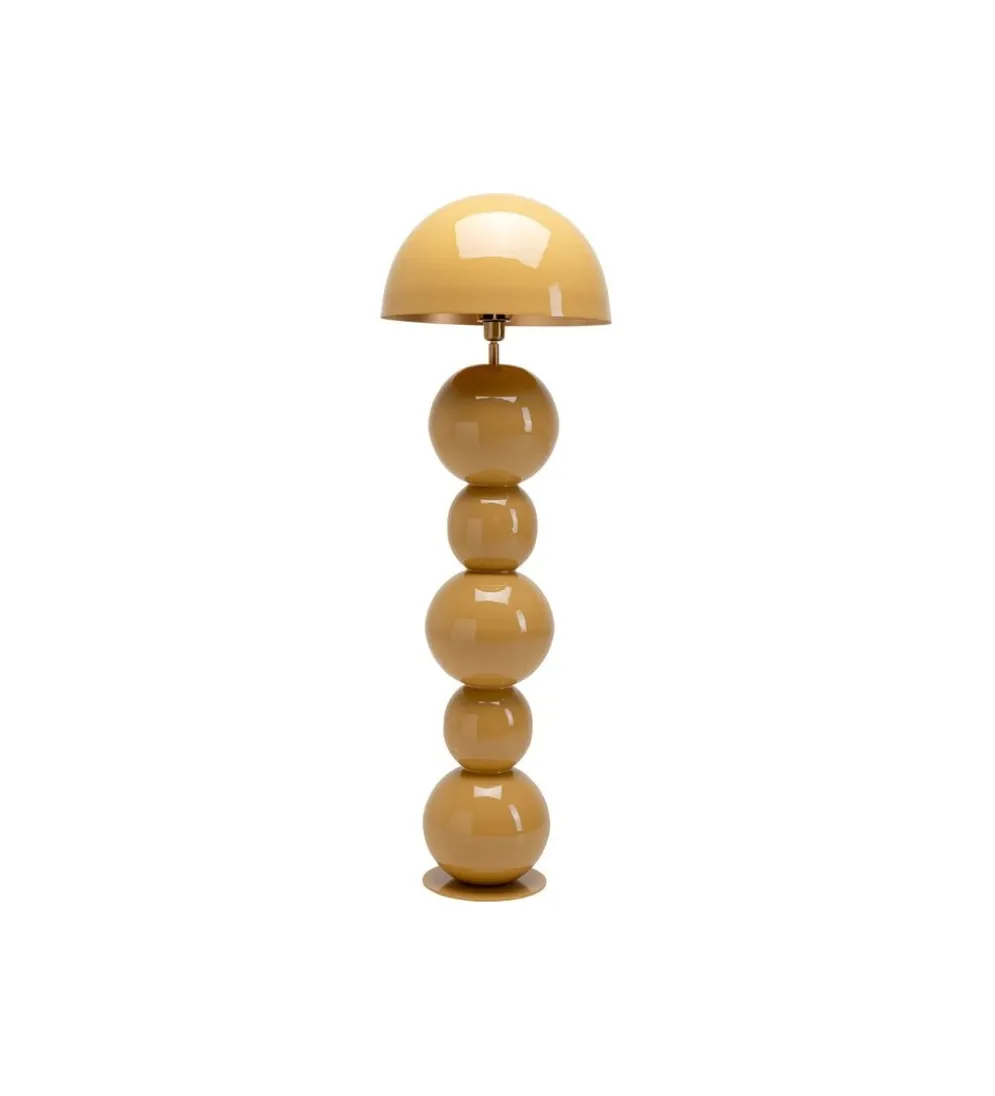 Lampa podłogowa CANDY 135 cm musztardowa