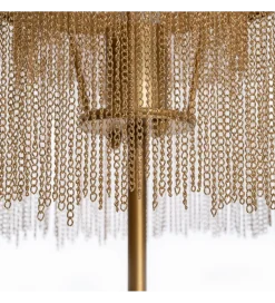 Lampa podłogowa DANCEY 151 cm złota