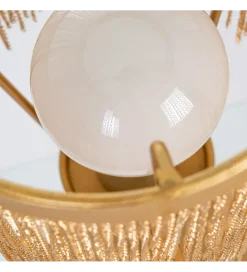 Lampa podłogowa DANCEY 151 cm złota