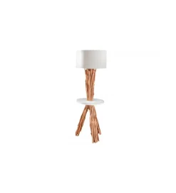 Lampa podłogowa Driftwood 153 cm biała