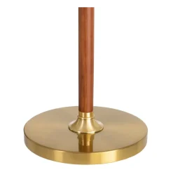 Lampa podłogowa ETARAL 50 cm biało złota