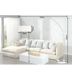 Lampa Podłogowa Extenso biała