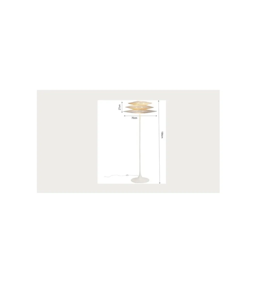Lampa podłogowa FACILE TRE 184 cm
