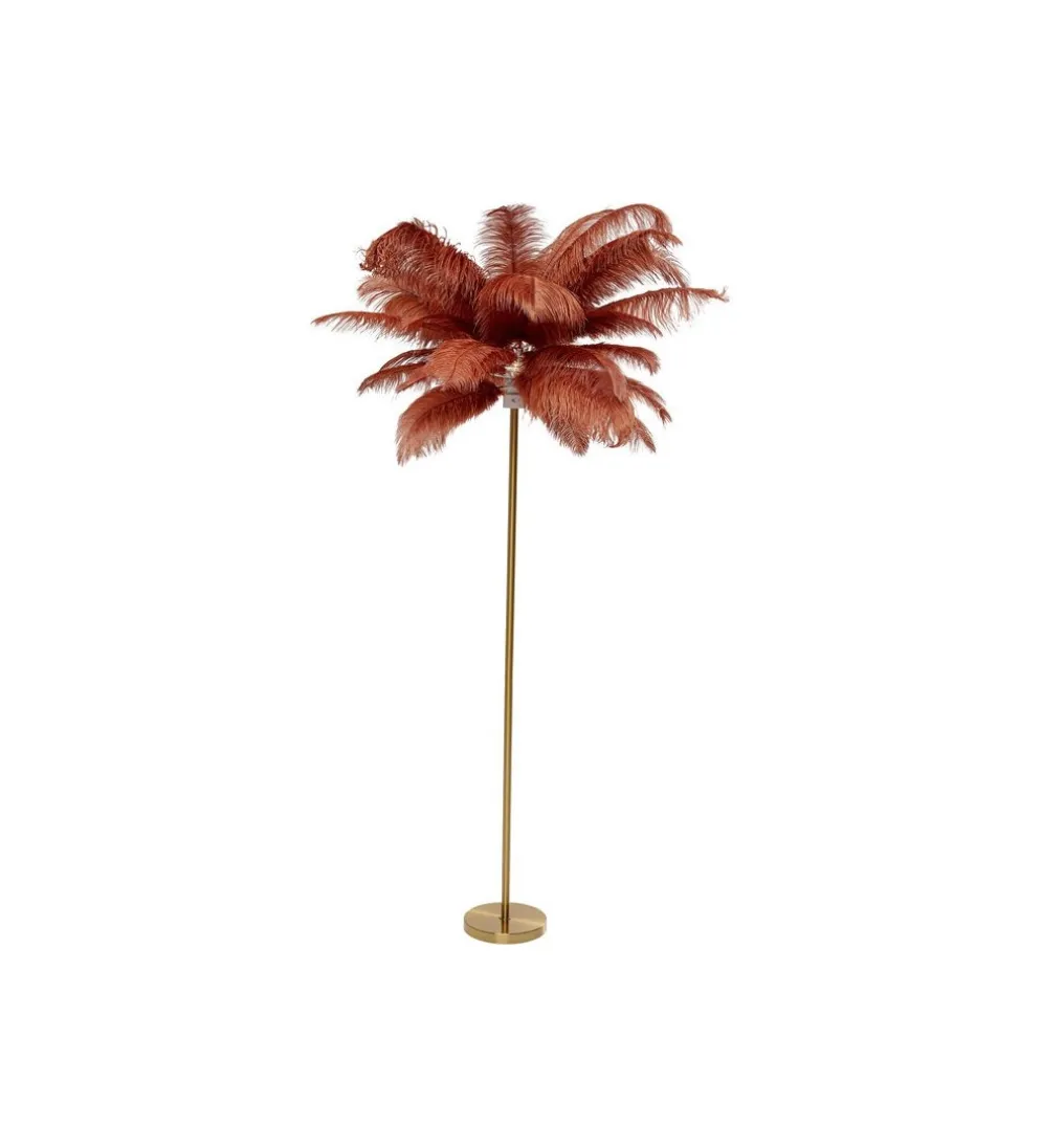 Lampa podłogowa FEATHER PALM 165 cm pióra