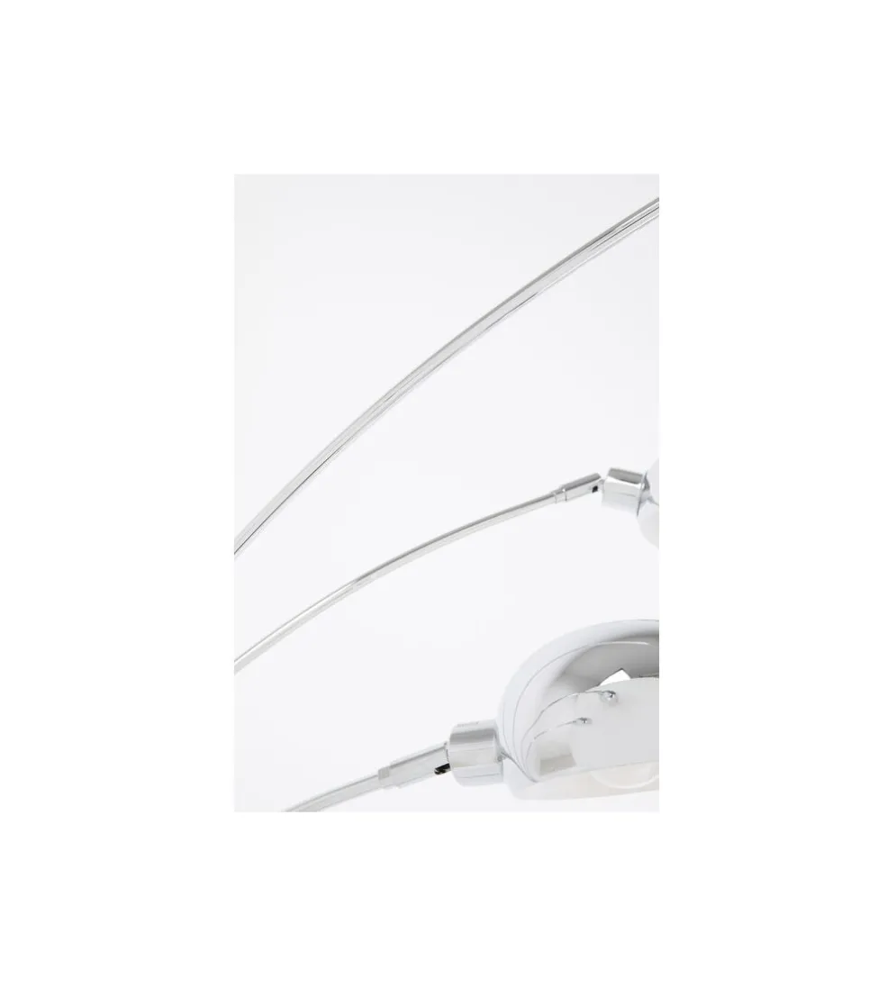 Lampa podłogowa FIVE FINGERS 201 cm srebrna