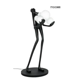 Lampa podłogowa HUMAN 180 cm czarna