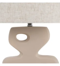 Lampa podłogowa LEKATU 127 cm kremowa