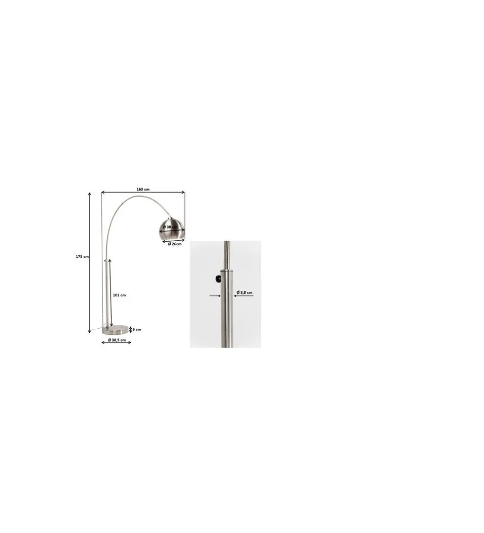 Lampa podłogowa LOUNGE SATIN SMALL DEAL ECONO