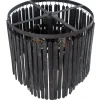 Lampa podłogowa LUTER 148 cm czarna