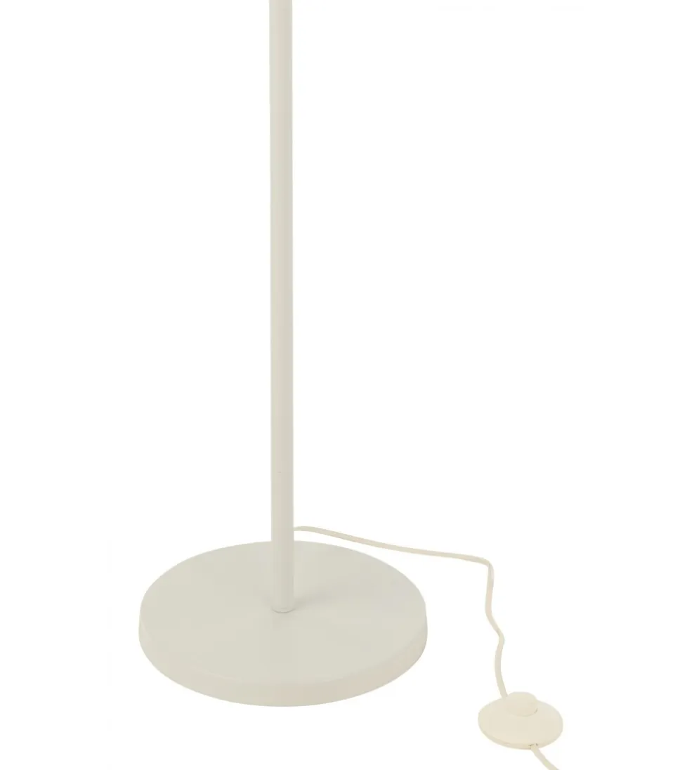 Lampa podłogowa MERTAN 154 cm rattan biała