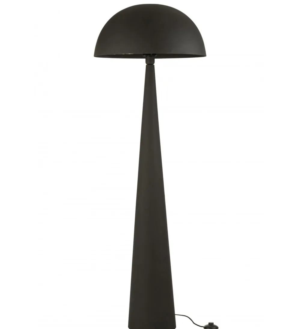 Lampa podłogowa Mushroom 148 cm czarna