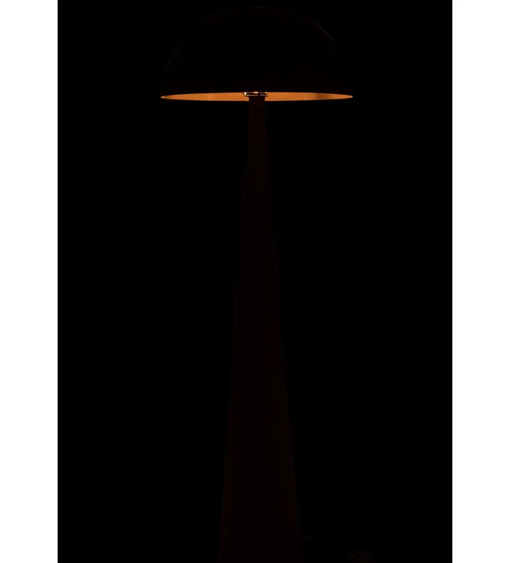 Lampa podłogowa Mushroom 148 cm czarna