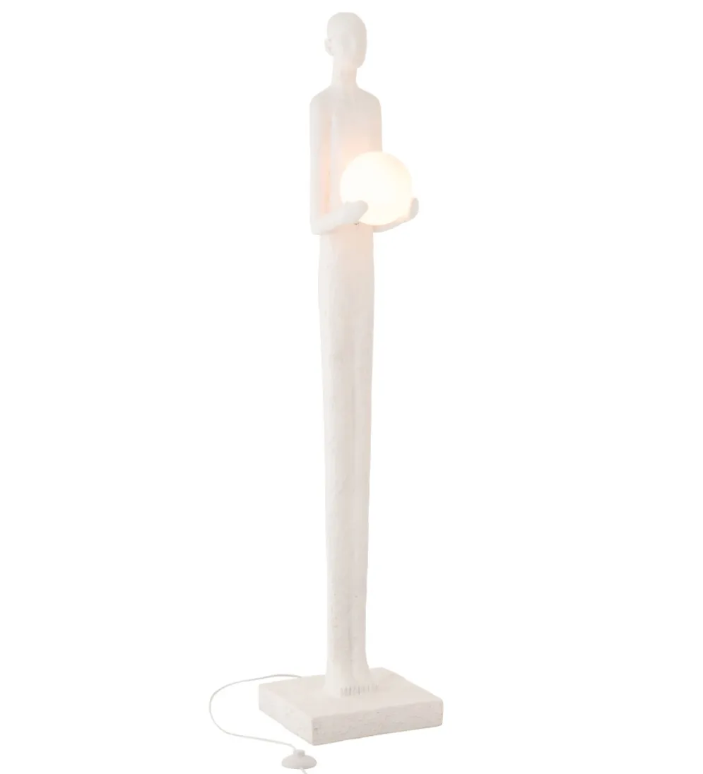 Lampa podłogowa PERSON 151 cm biała