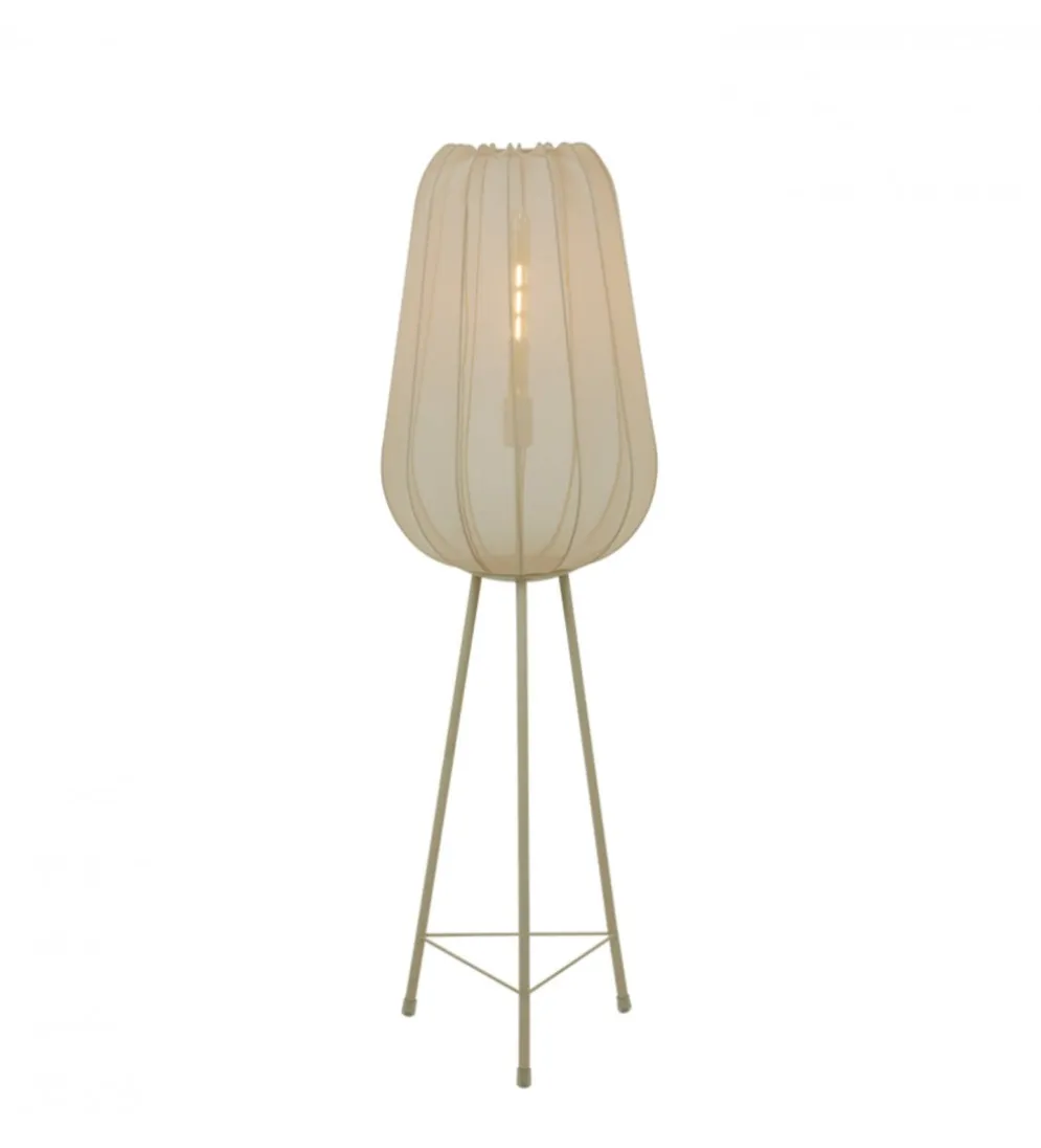 Lampa podłogowa PLUMERIA 42 cm piaskowa