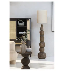 Lampa podłogowa podstawa MARREE 135 cm ciemnobrązowa