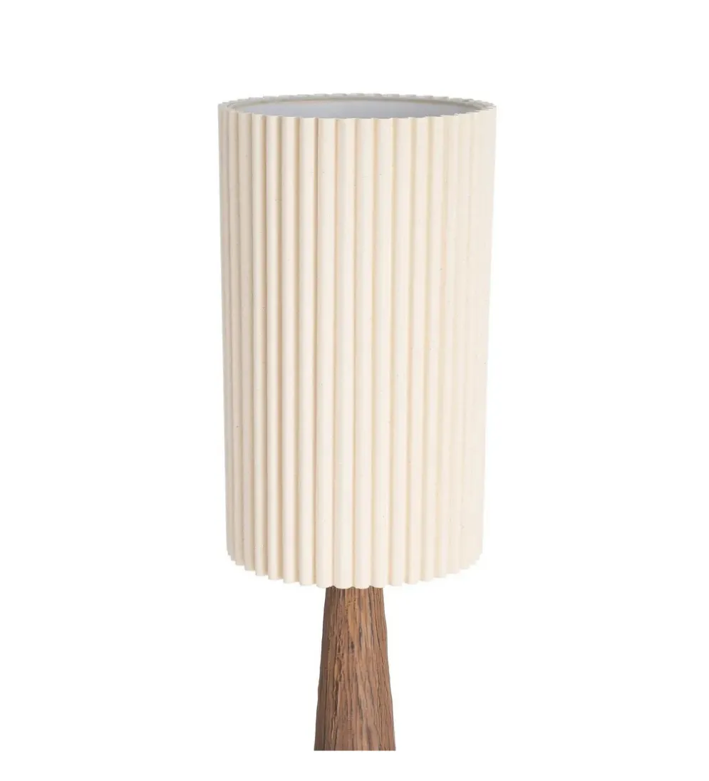 Lampa podłogowa RESINMA 134 cm brązowa