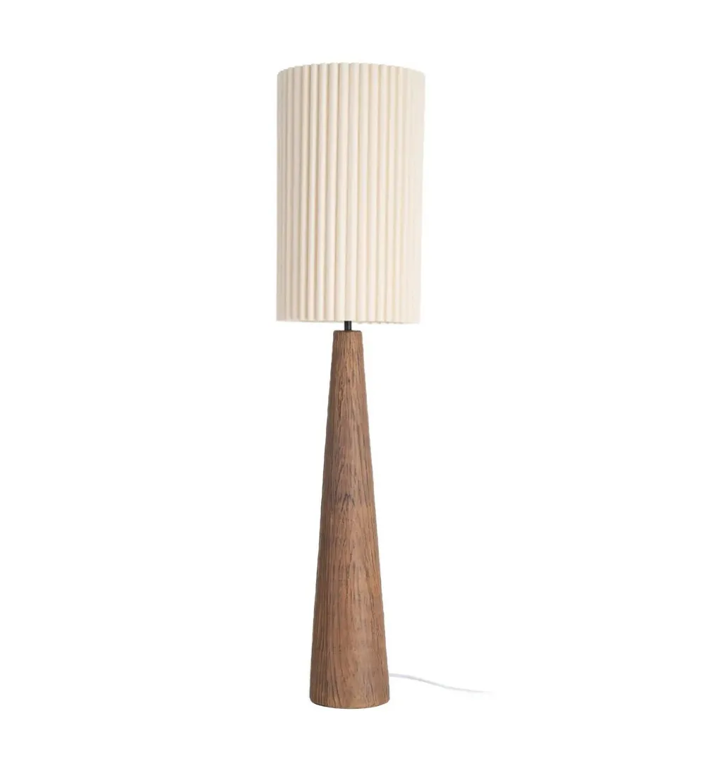 Lampa podłogowa RESINMA 134 cm brązowa