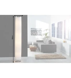 Lampa podłogowa Salone biała