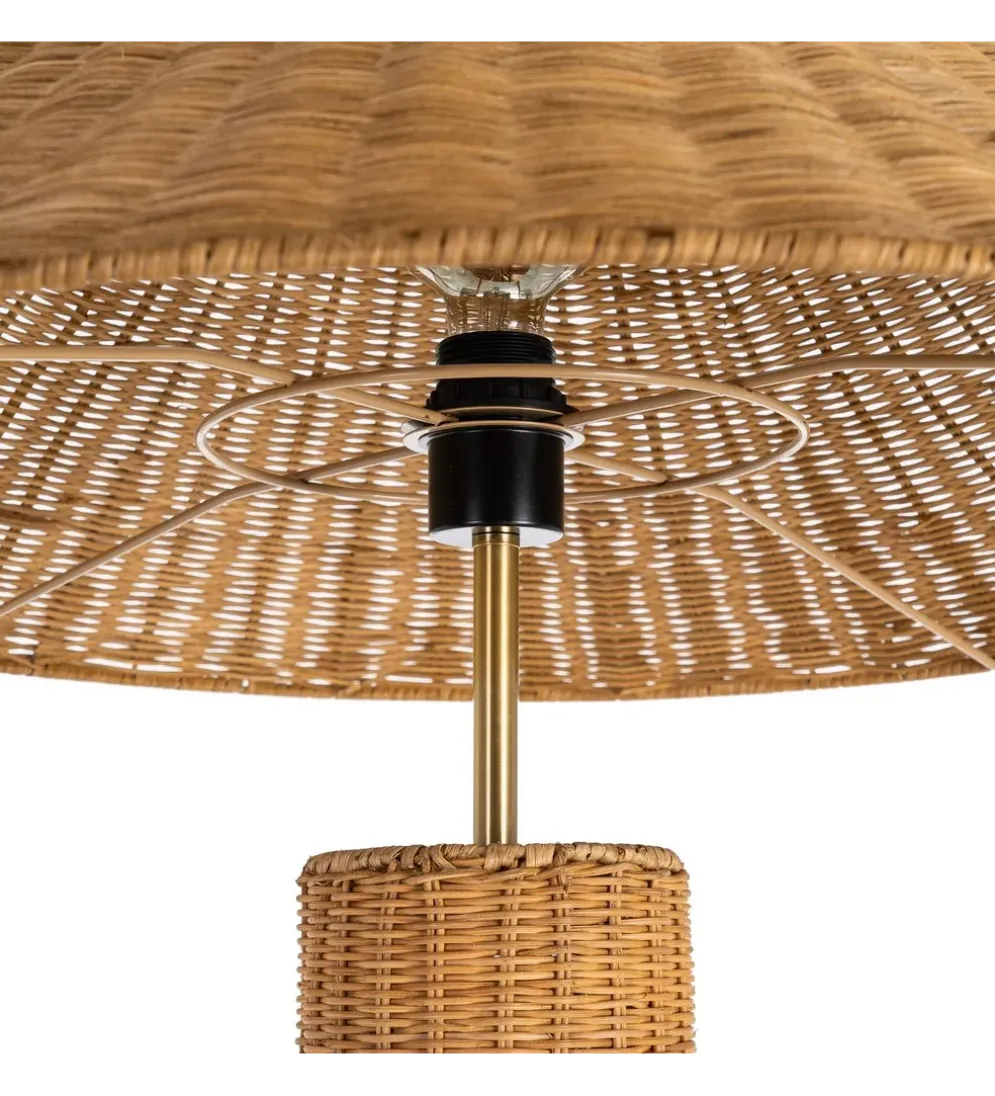 Lampa podłogowa SEULO 147 cm rattanowa